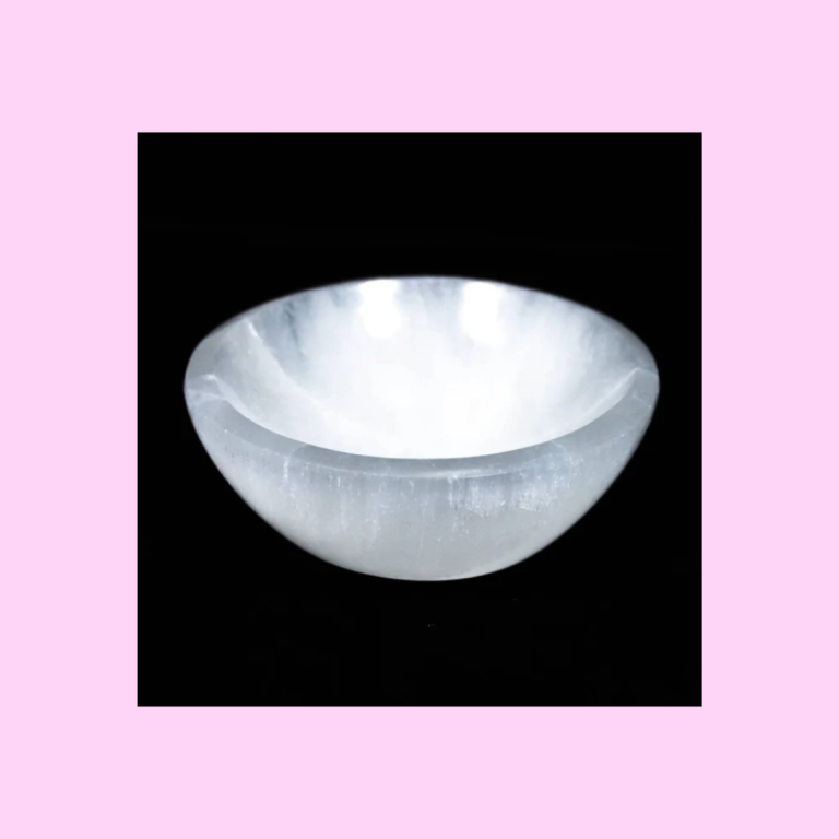 Selenite cleansing bowl
