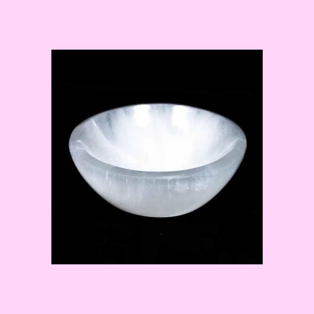Selenite cleansing bowl