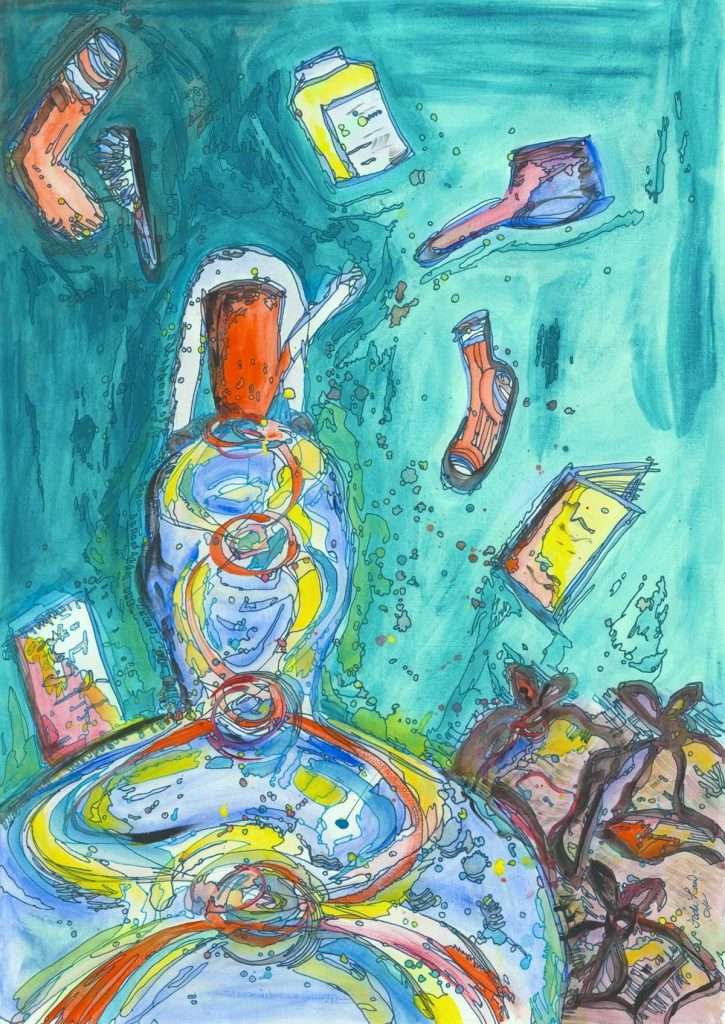 chakra healing energy art chakra clearing energetic detox painting swirling colours