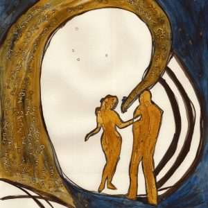 acrylic painiting Brave New World