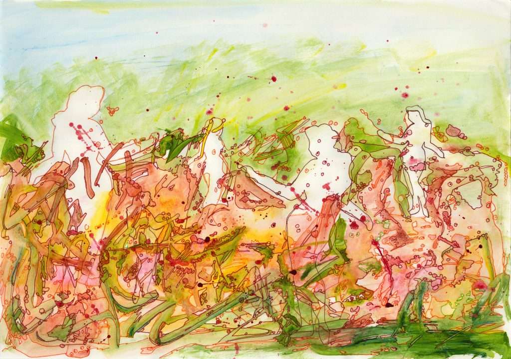 healing art for growth and letting go motherhood children transition awe and wonder painting