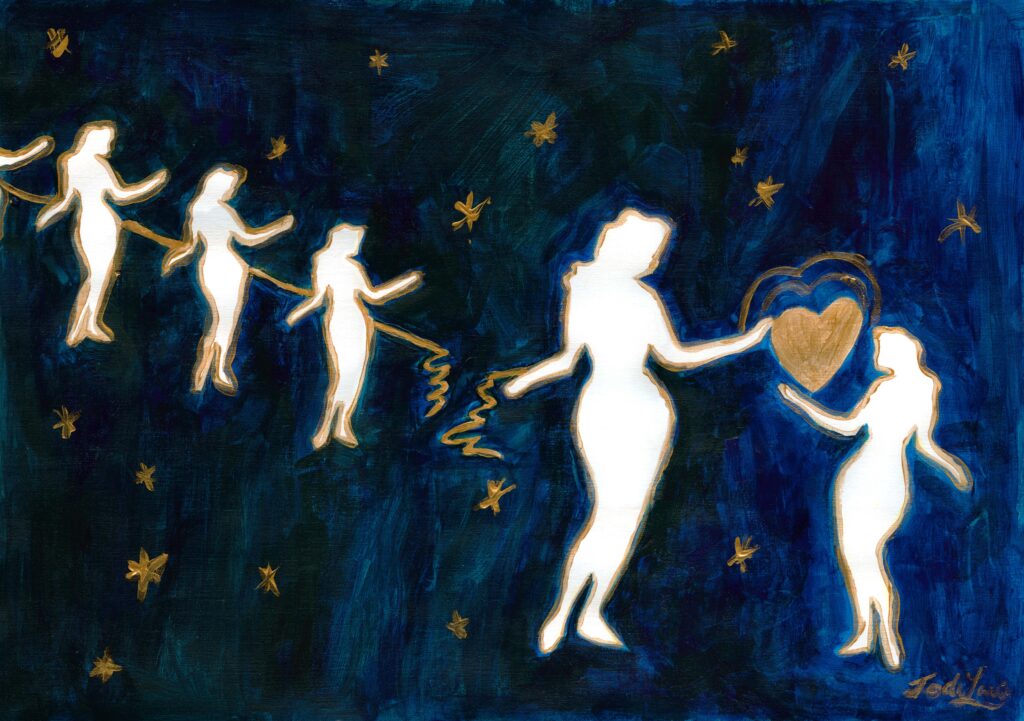 ancestral healing art breaking generational patterns feminine lineage painting